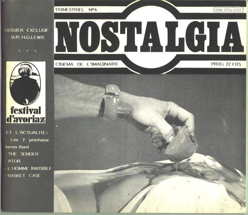 NOSTALGIA magazine side cover Issue 4 January 1983
