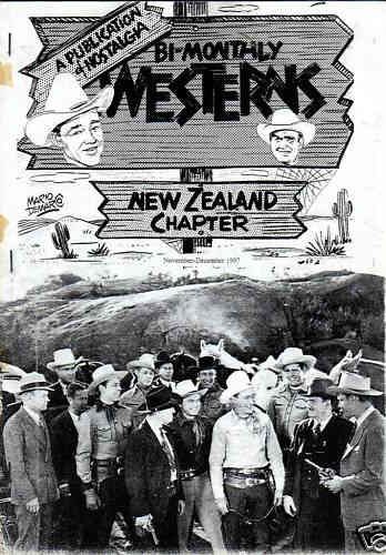 NOSTALGIA WESTERNS magazine side cover Issue 42 November/December 1997