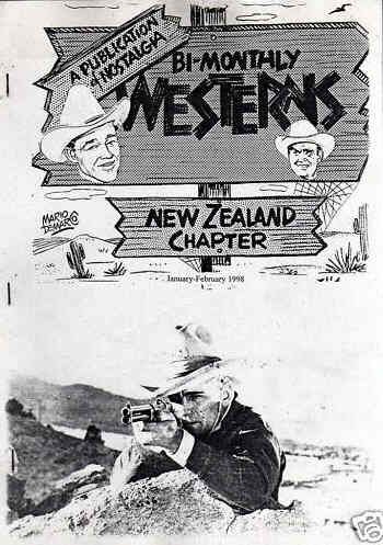 NOSTALGIA WESTERNS magazine side cover Issue 43 January/February 1998