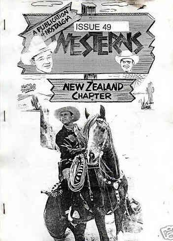 NOSTALGIA WESTERNS magazine side cover Issue 49 October 1998