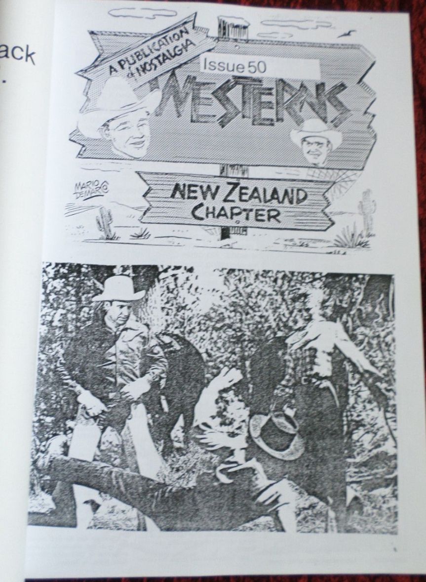 NOSTALGIA WESTERNS magazine side cover Issue 50 November 1998