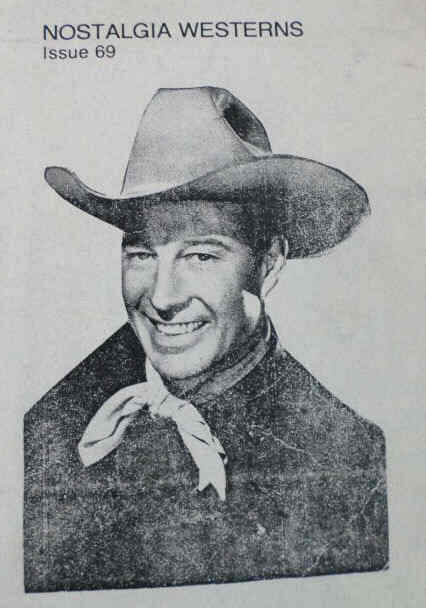 NOSTALGIA WESTERNS magazine side cover Issue 69 September 2000