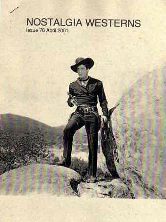 NOSTALGIA WESTERNS magazine side cover Issue 76 April 2001