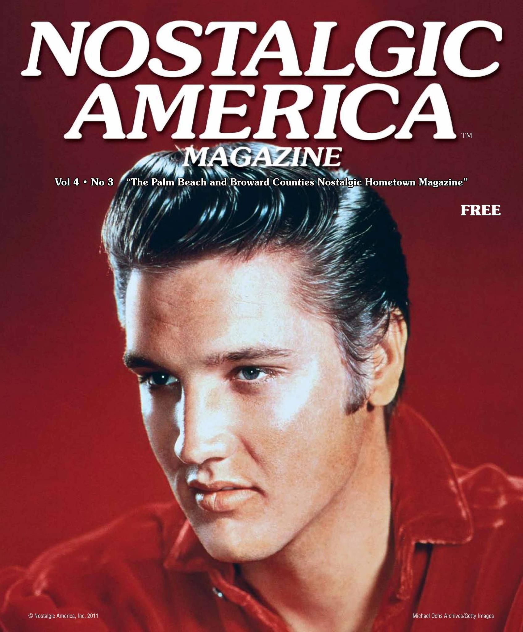 NOSTALGIC AMERICA magazine side cover  Vol 4 No  3  November 2011