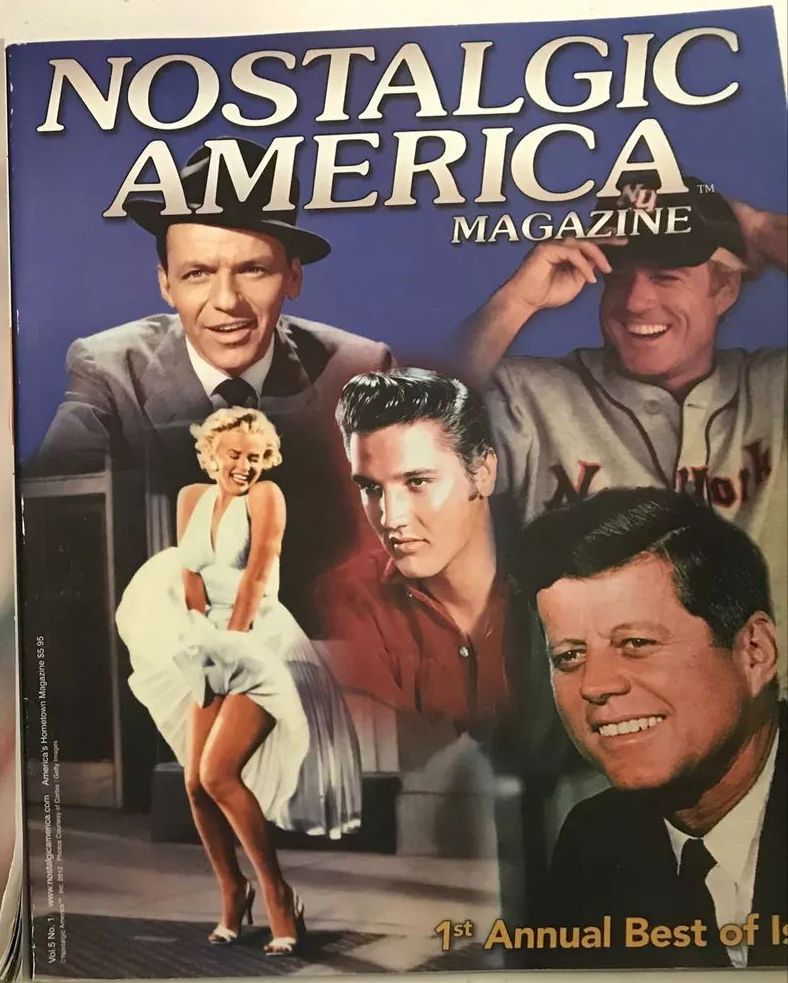 NOSTALGIC AMERICA magazine side cover  September 2012