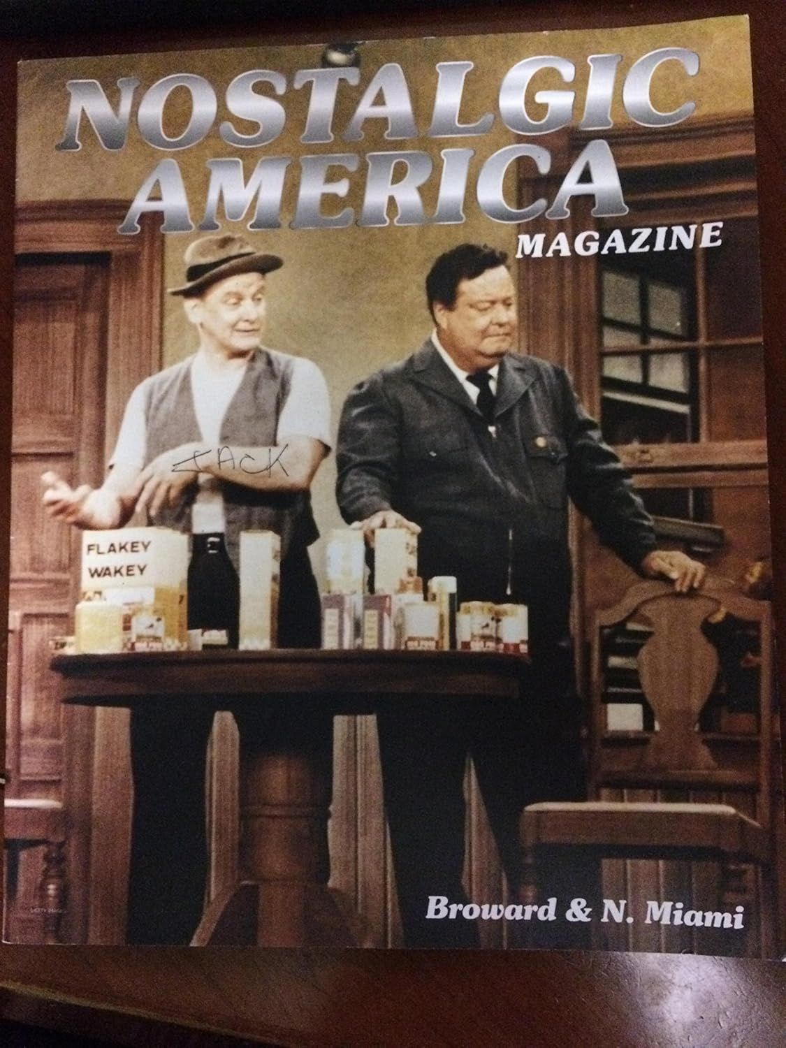 NOSTALGIC AMERICA magazine side cover  Vol 6 No  10  June 2014