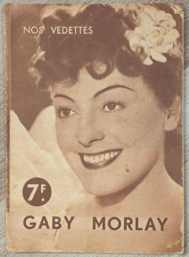 NOS VEDETTES magazine side cover Issue 1   1944
