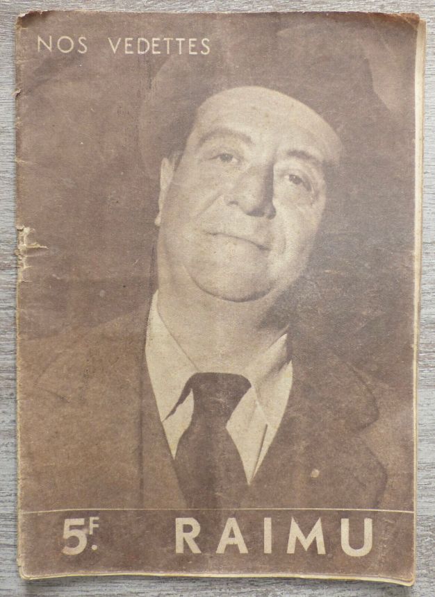 NOS VEDETTES magazine side cover Issue 11   1944