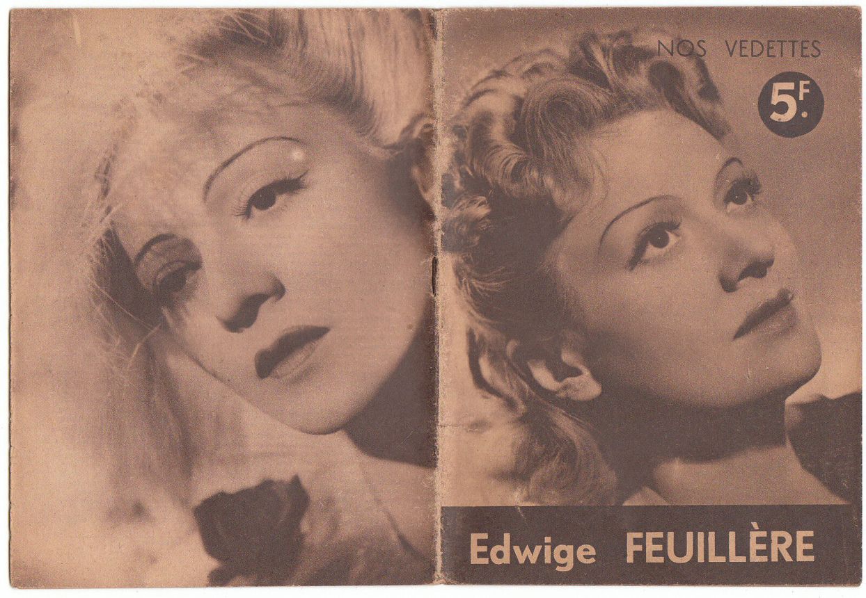 NOS VEDETTES magazine side cover Issue 12   1944