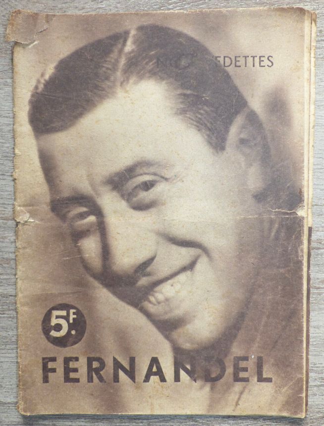 NOS VEDETTES magazine side cover Issue 2   1944