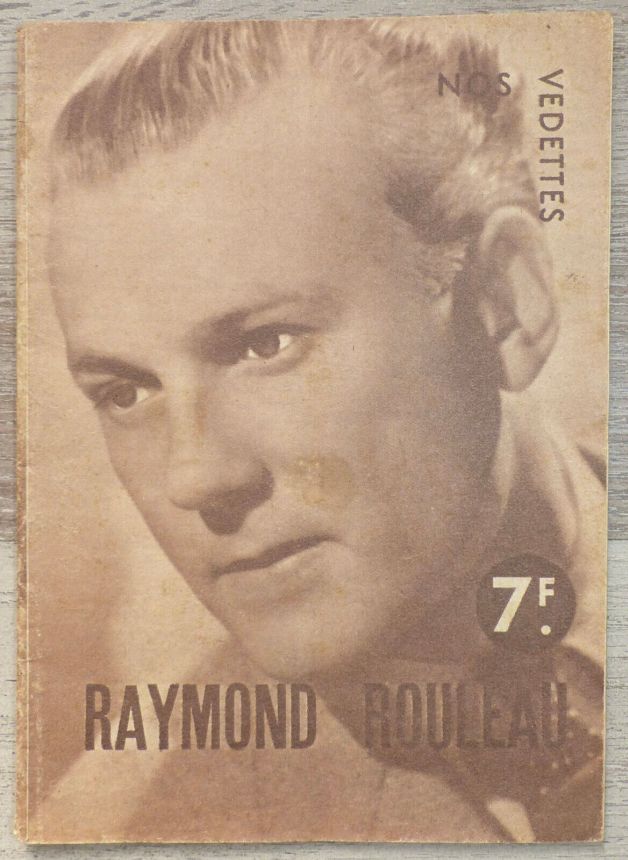 NOS VEDETTES magazine side cover Issue 6   1944