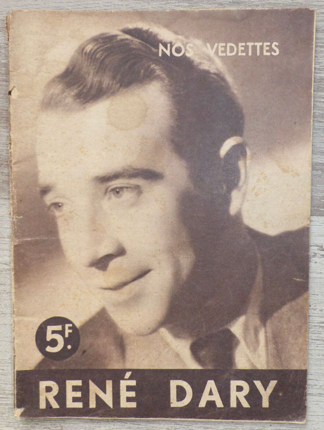 NOS VEDETTES magazine side cover Issue 8   1944