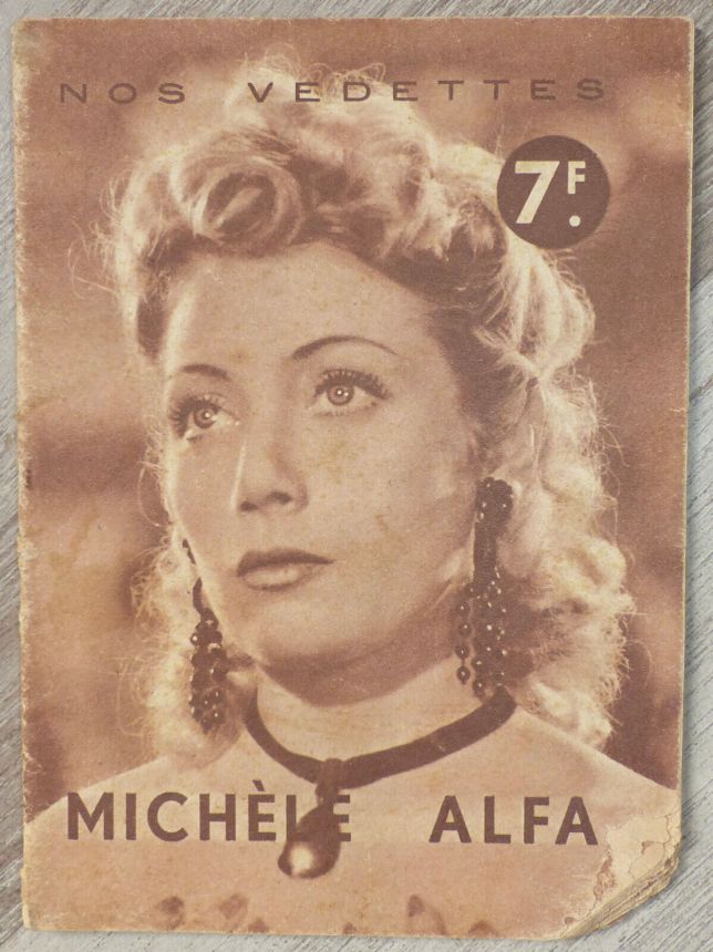 NOS VEDETTES magazine side cover Issue 9   1944