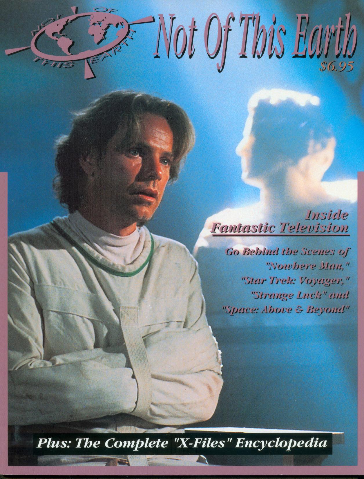 NOT OF THIS EARTH magazine side cover  Special   1995