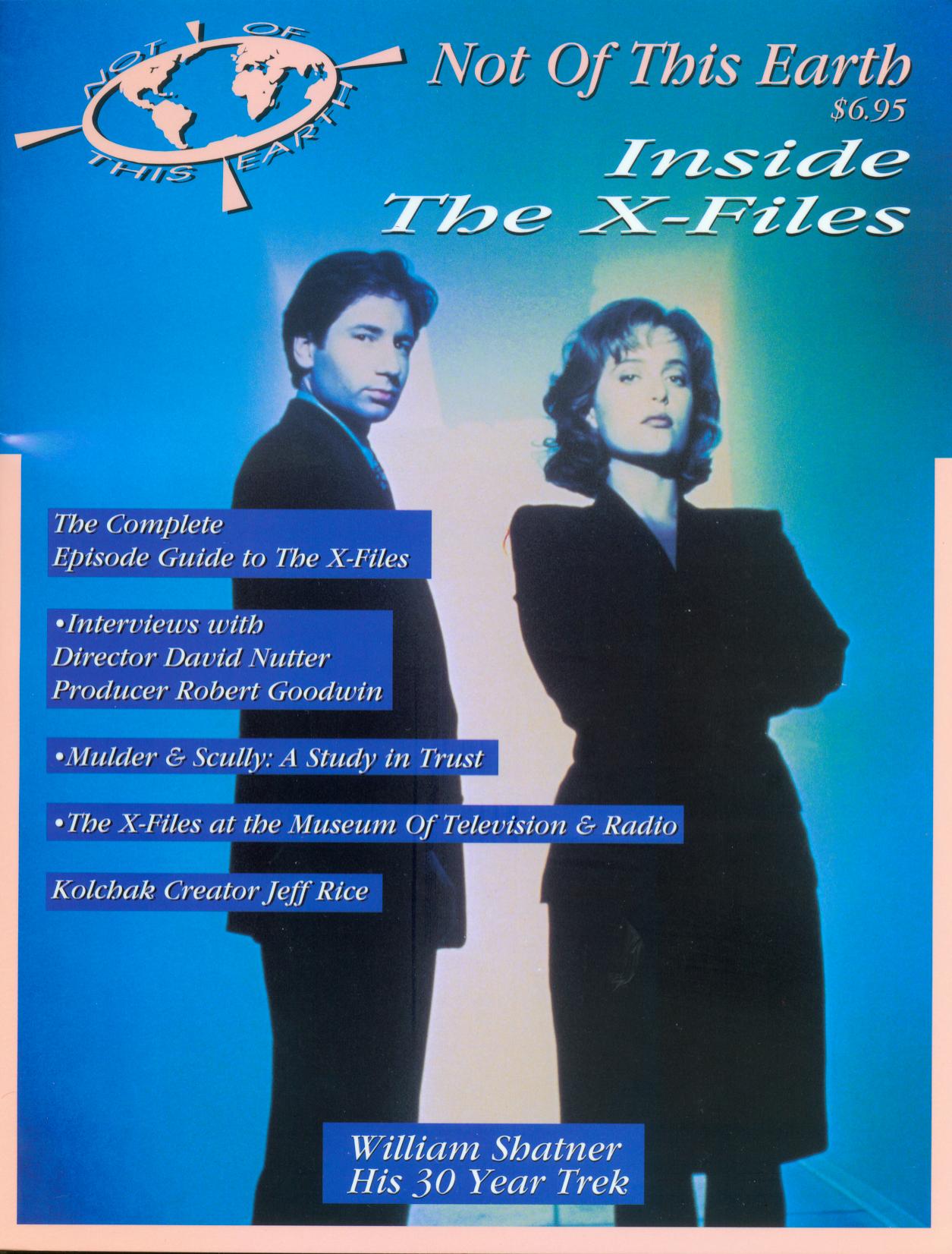 NOT OF THIS EARTH magazine side cover  Special   1995