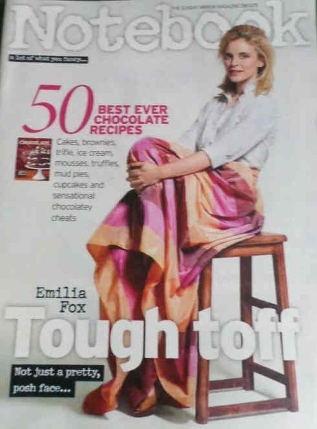 NOTEBOOK magazine side cover 29 March 2015