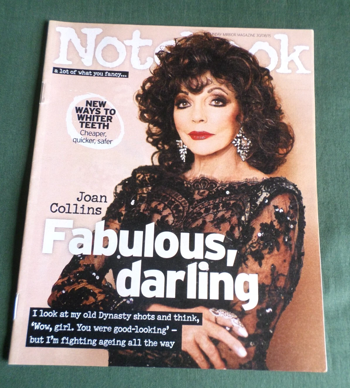 NOTEBOOK magazine side cover 30 August 2015