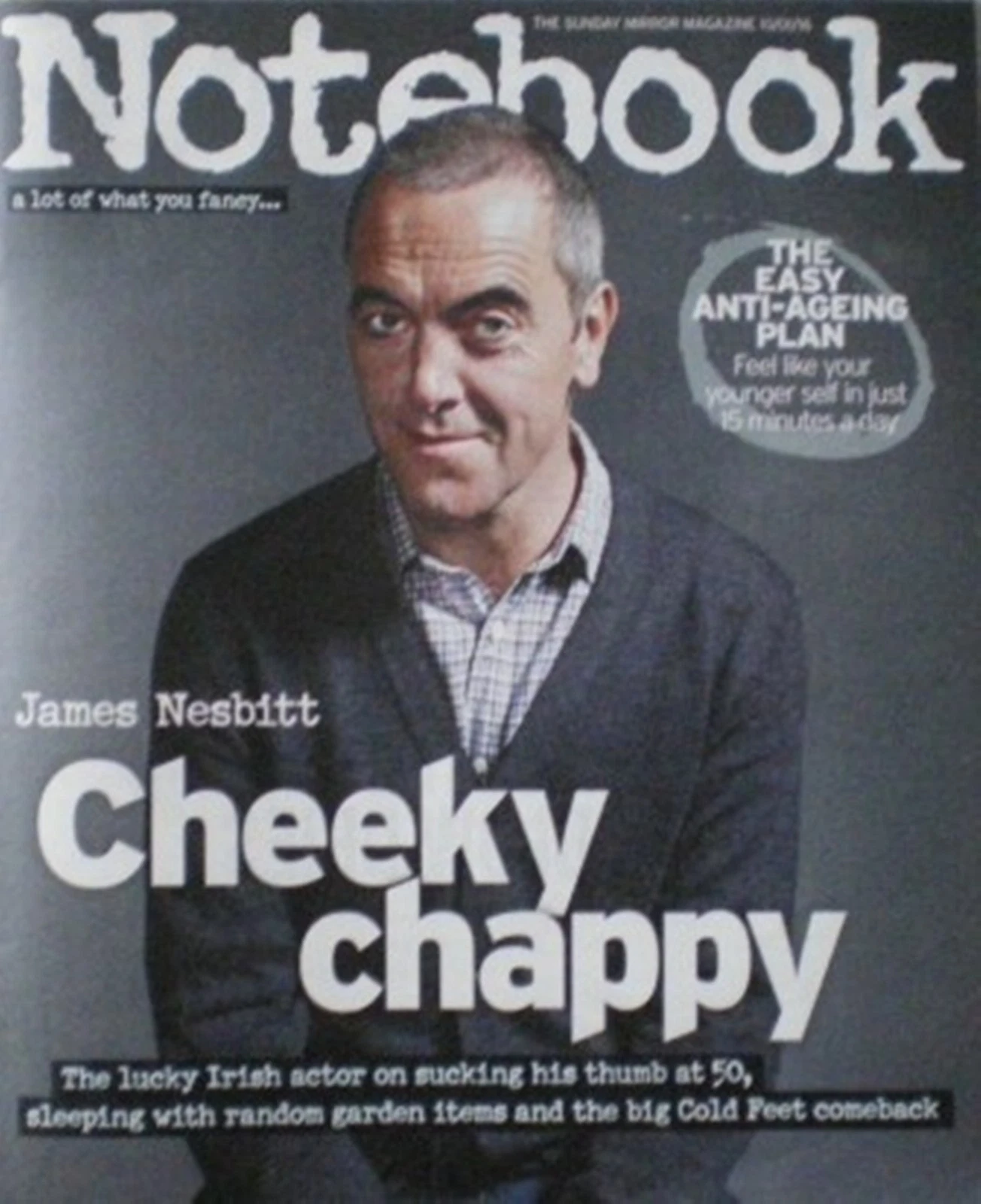 NOTEBOOK magazine side cover 10 January 2016