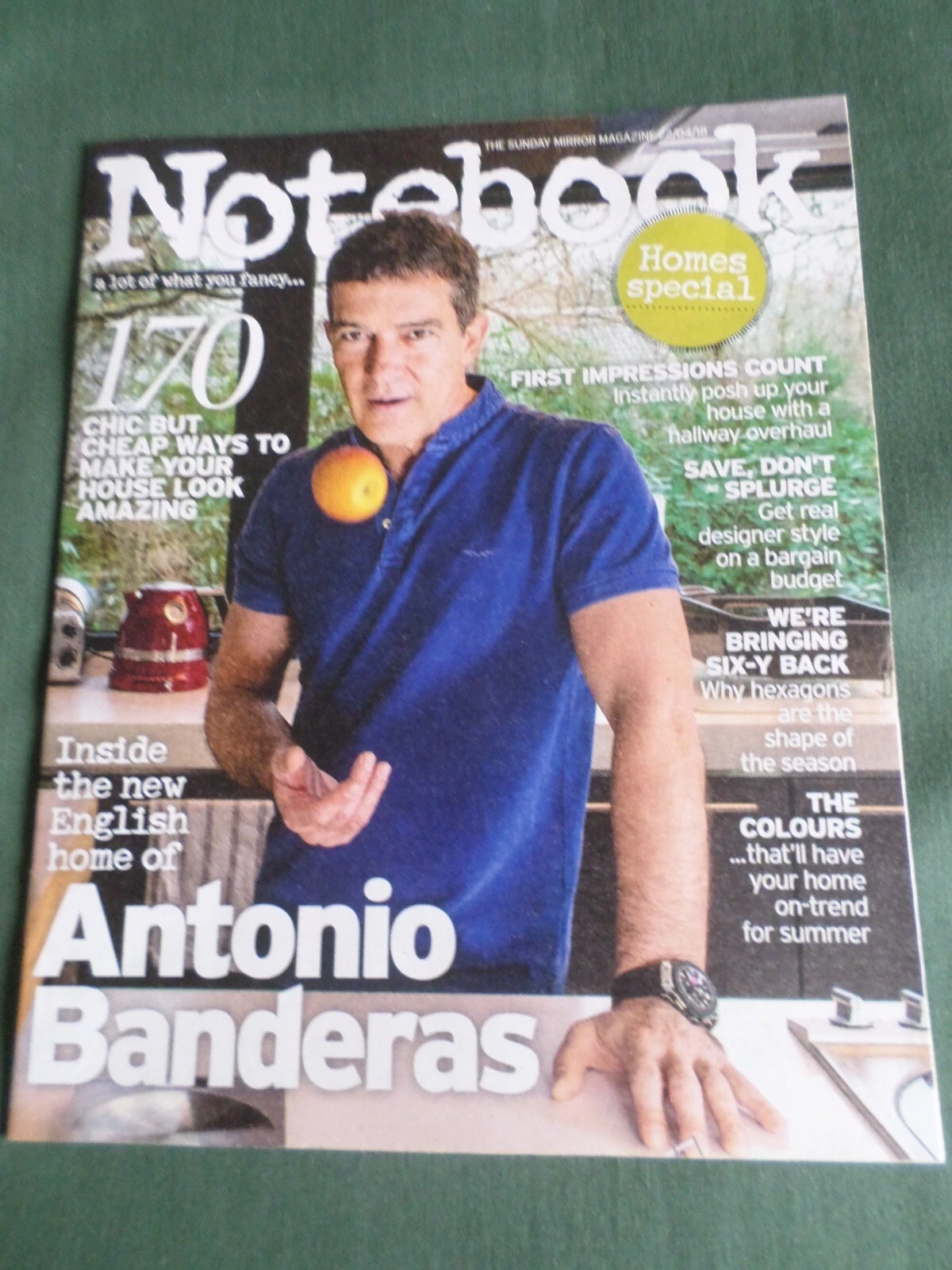 NOTEBOOK magazine side cover 22 April 2018