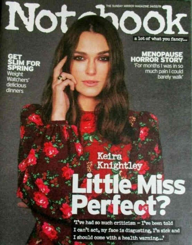 NOTEBOOK magazine side cover 24 February 2019