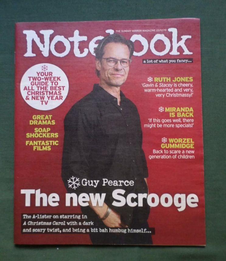 NOTEBOOK magazine side cover 22 December 2019