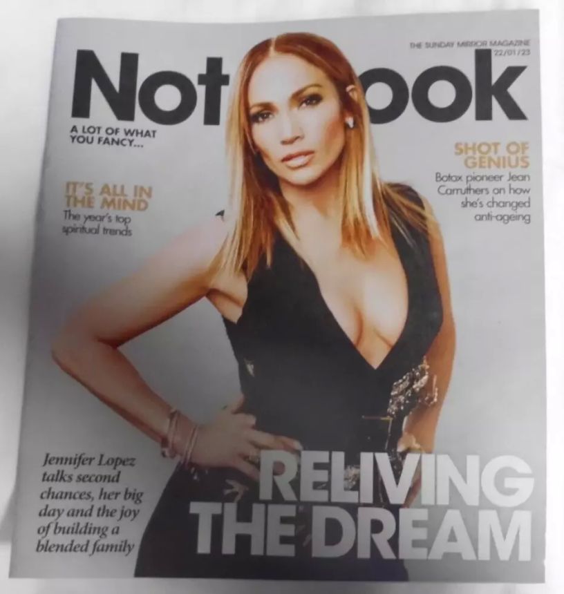 NOTEBOOK magazine side cover 22 January 2023