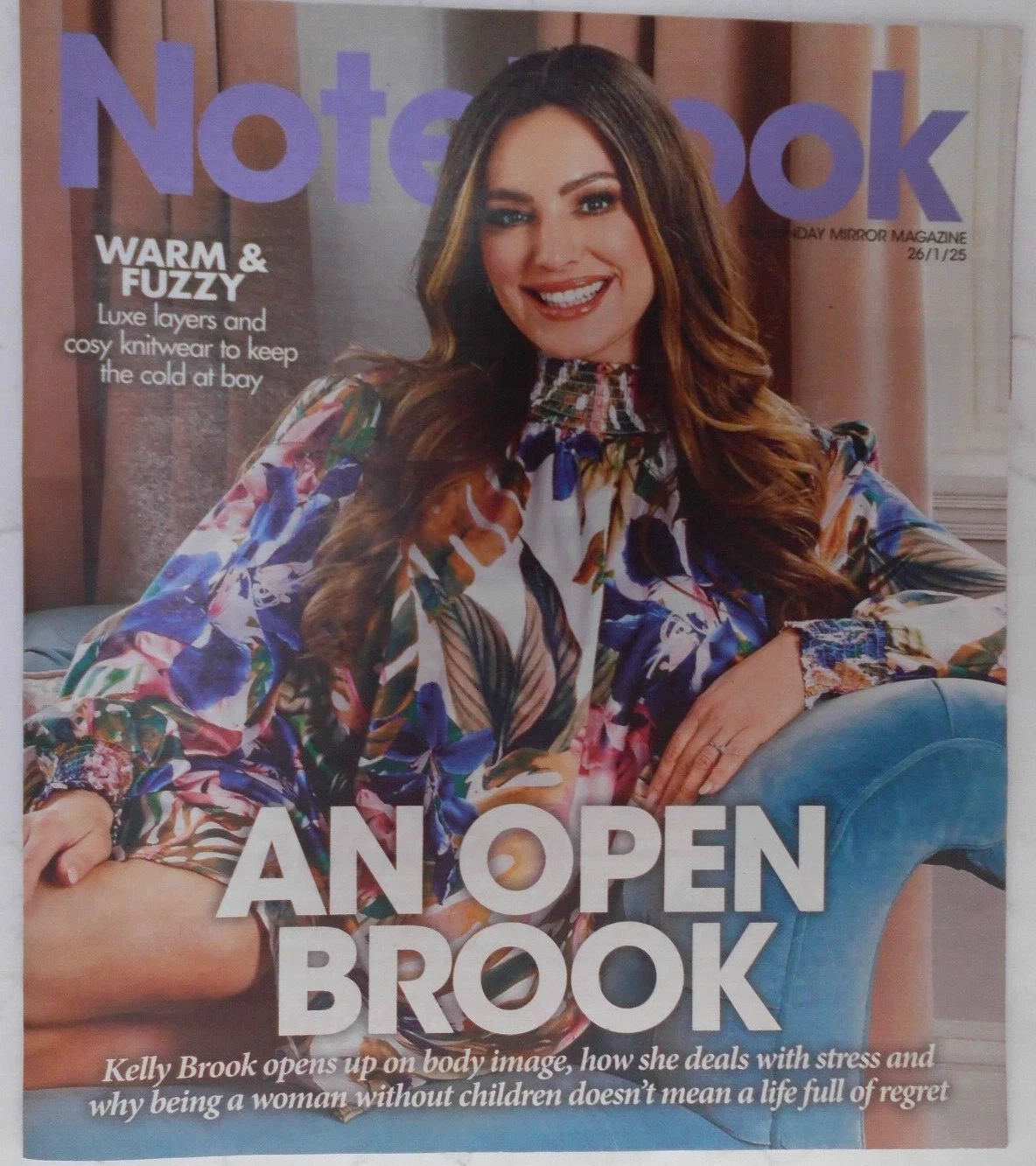 NOTEBOOK magazine side cover 26 January 2025