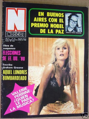 NOTICIAS magazine side cover October 1980