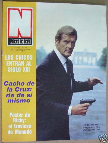 NOTICIAS magazine side cover 21 June 1983