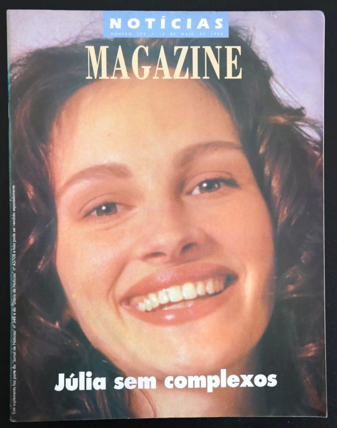 NOTICIAS MAGAZINE PORTUGAL magazine side cover Issue 103 15 May 1994
