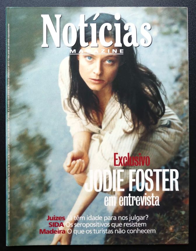 NOTICIAS MAGAZINE PORTUGAL magazine side cover Issue 143 19 February 1995
