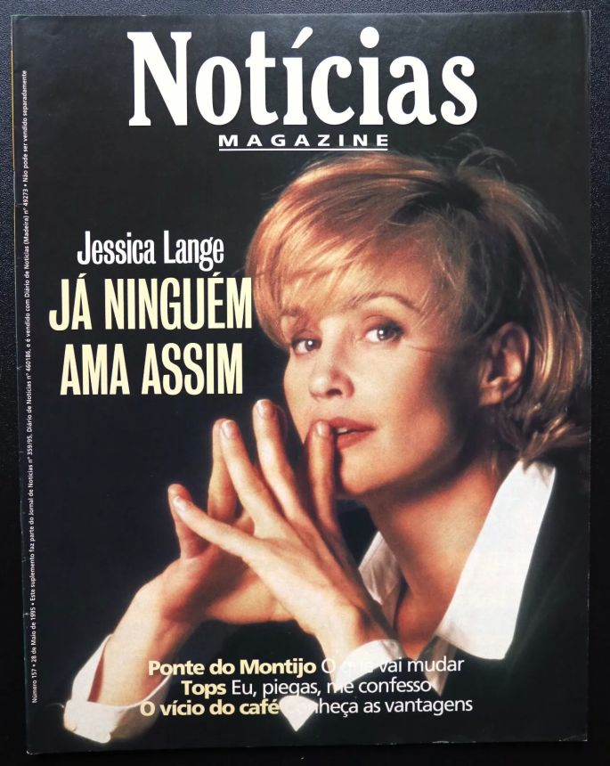 NOTICIAS MAGAZINE PORTUGAL magazine side cover Issue 157 28 May 1995