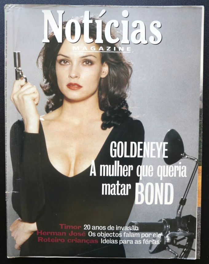 NOTICIAS MAGAZINE PORTUGAL magazine side cover Issue 184 3 December 1995