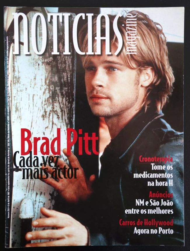 NOTICIAS MAGAZINE PORTUGAL magazine side cover Issue 254 6 April 1997