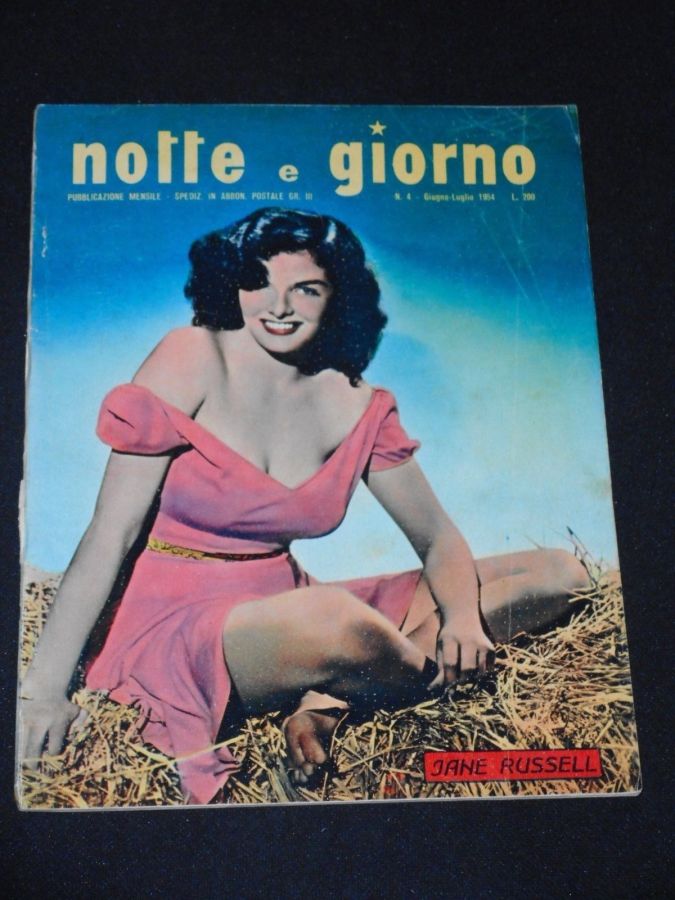 NOTTE E GIORNO magazine side cover Issue 4  June/July 1954