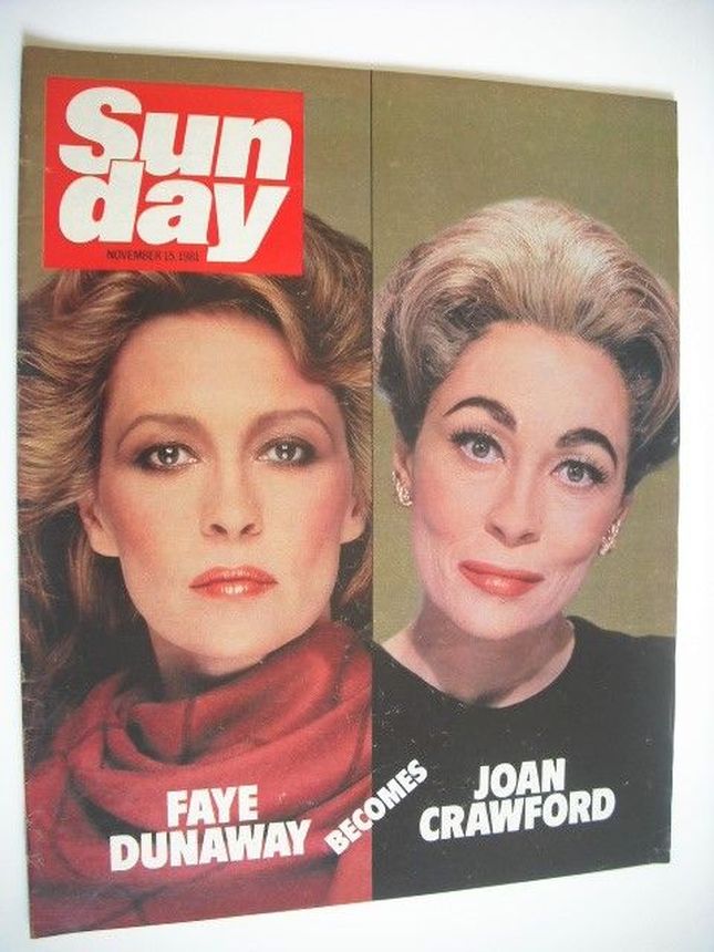 NEWS OF THE WORLD SUNDAY magazine side cover 15 November 1981