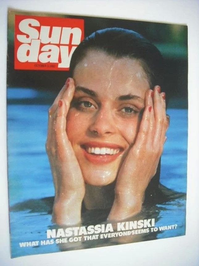 NEWS OF THE WORLD SUNDAY magazine side cover 3 October 1982