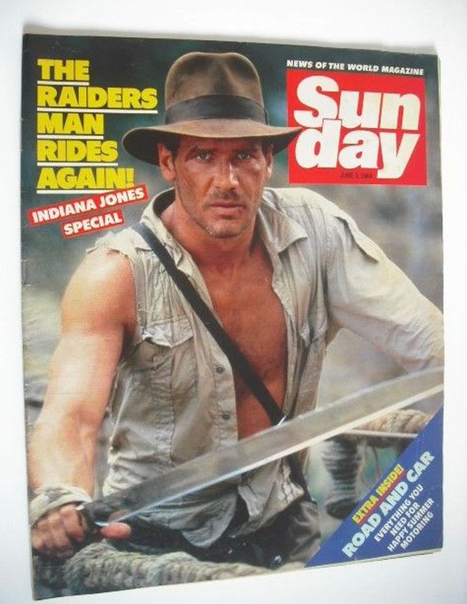 NEWS OF THE WORLD SUNDAY magazine side cover 3 June 1984