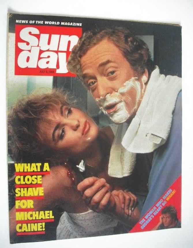 NEWS OF THE WORLD SUNDAY magazine side cover 8 July 1984