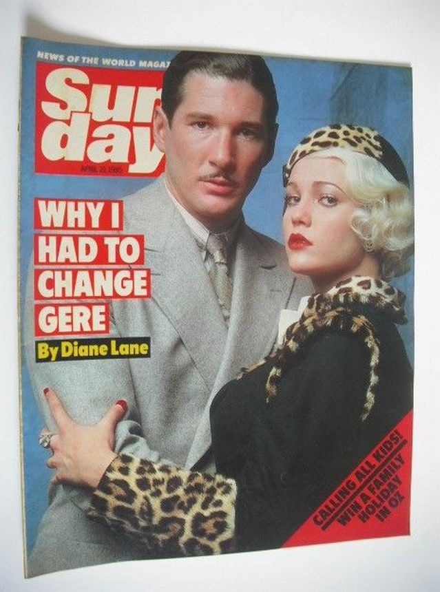NEWS OF THE WORLD SUNDAY magazine side cover 21 April 1985