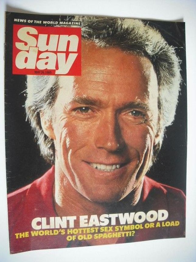 NEWS OF THE WORLD SUNDAY magazine side cover 26 May 1985