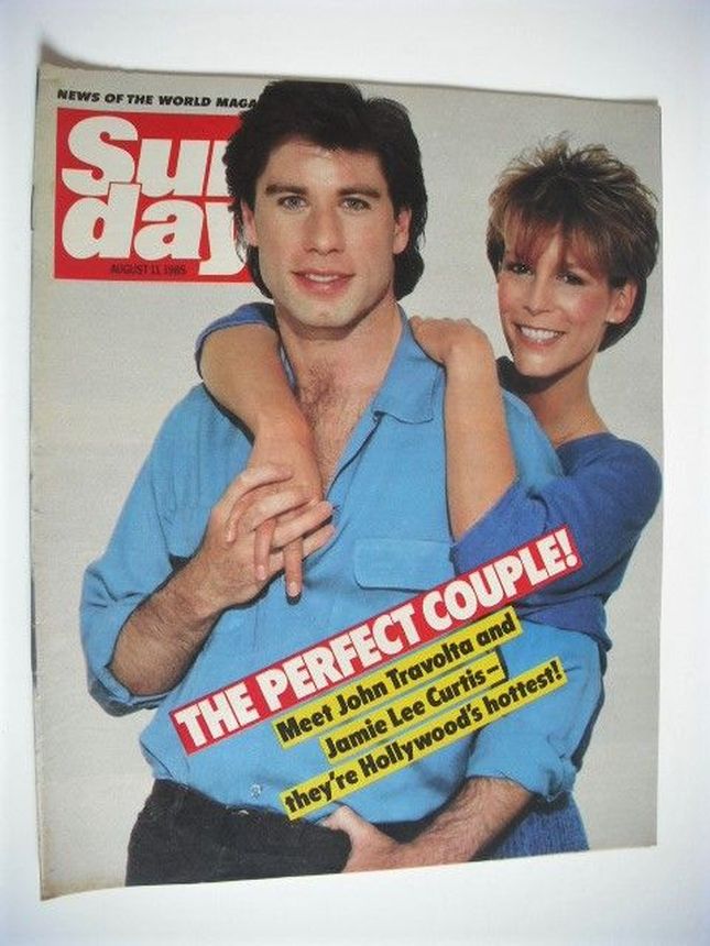 NEWS OF THE WORLD SUNDAY magazine side cover 11 August 1985