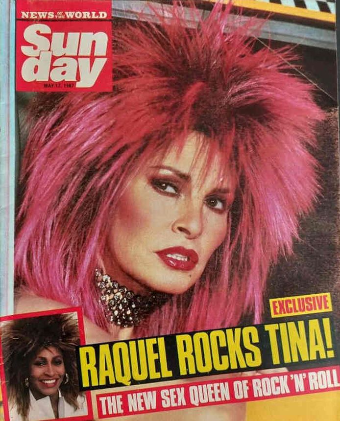 NEWS OF THE WORLD SUNDAY magazine side cover 17 May 1987