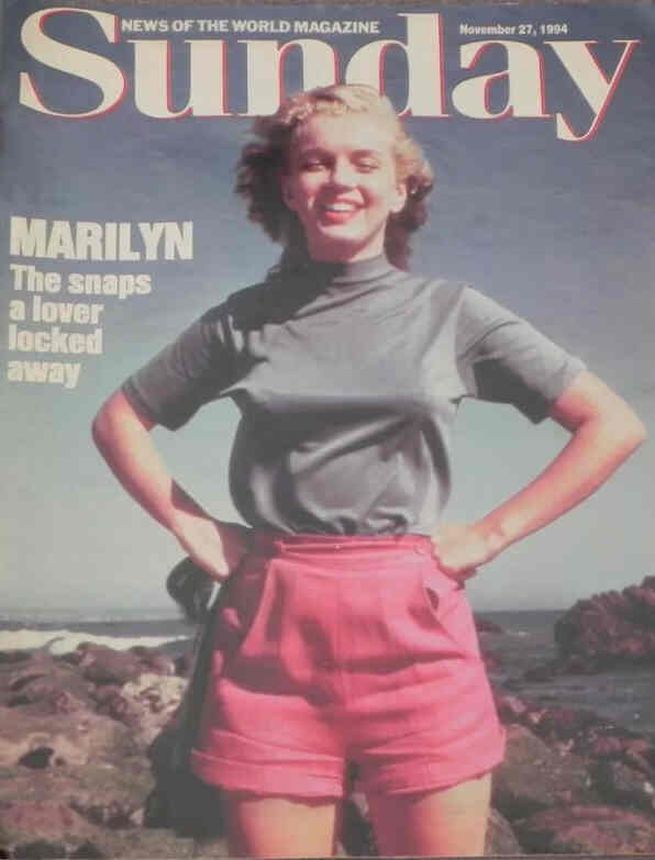 NEWS OF THE WORLD SUNDAY magazine side cover 27 November 1994