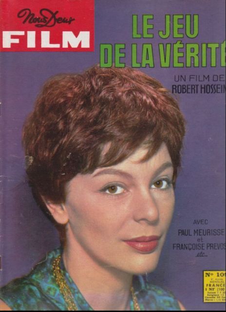 NOUS DEUX FILM magazine side cover Issue 109  1962