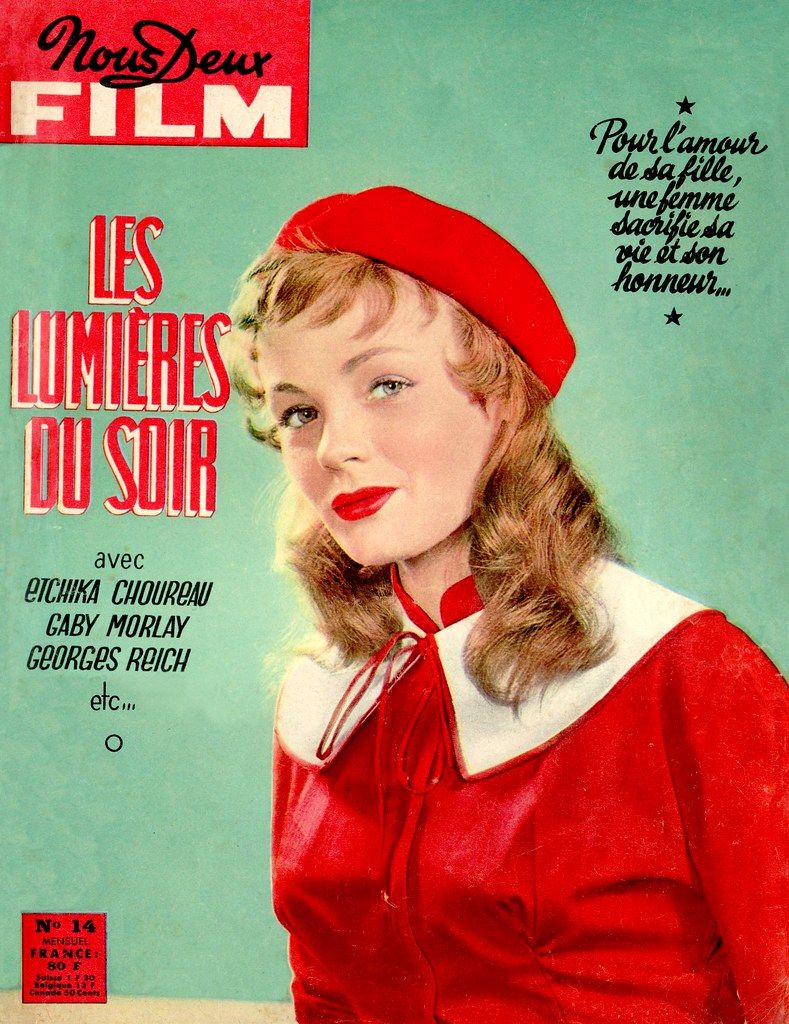 NOUS DEUX FILM magazine side cover Issue 14  1956