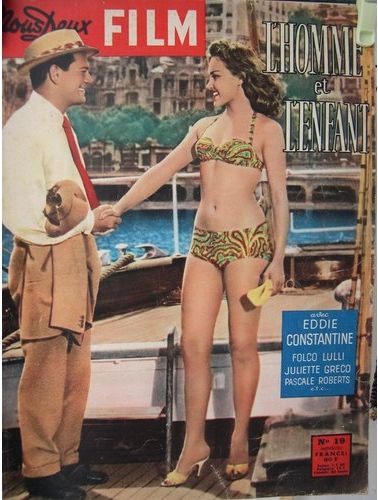 NOUS DEUX FILM magazine side cover Issue 19  1957