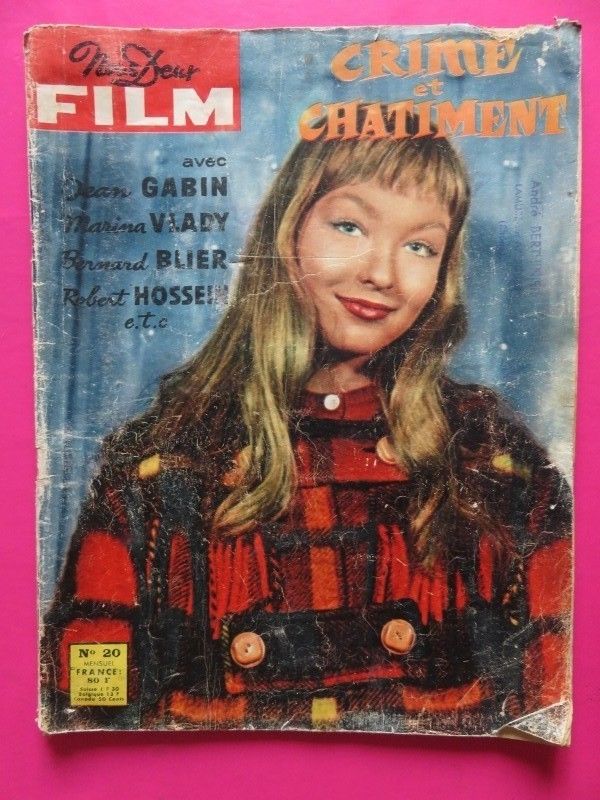 NOUS DEUX FILM magazine side cover Issue 20  1957