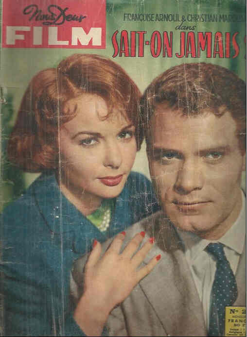 NOUS DEUX FILM magazine side cover Issue 26  1957