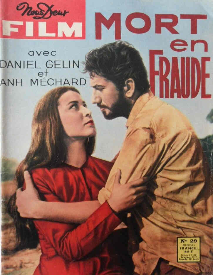 NOUS DEUX FILM magazine side cover Issue 29  1957